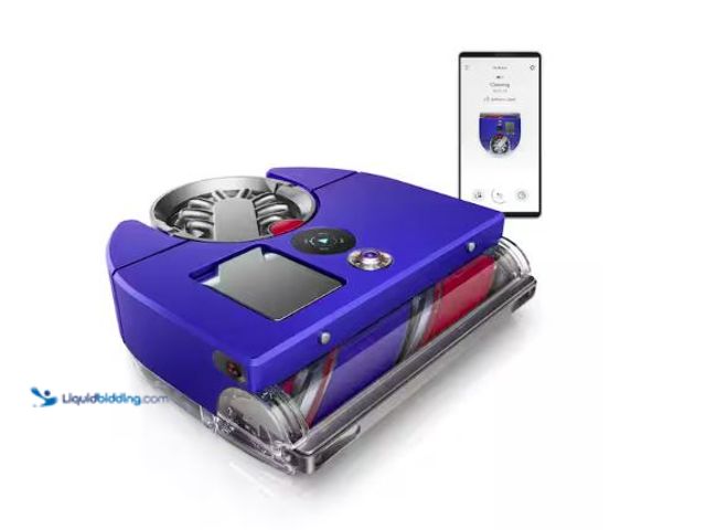 Lot 49-5514425 - Dyson
360-Volt is Nav 12.6 in. Robotic Vacuum with Smart Navigation in Blue Item is used, works, sc...