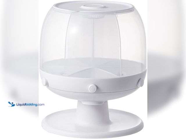 Lot 49-3528348 - Rotating Food Dispenser, Rice Dispenser Countertop, Grain Dispenser, Lentil Dispenser, Rice Holder, ...