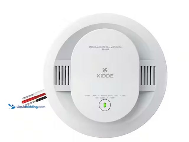 Lot 49-5573048 - Kidde
Hardwired Smoke and Carbon Monoxide Detector with AA Backup Battery and Interconnect Capabili...