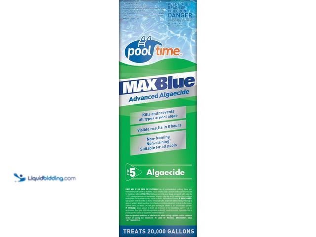 Lot 49-5538578 - QTY 2 - Pool Time
MAXBlue Advanced Algaecide 32 oz. Pool Algaecide. Model # 25145PTM. Unused