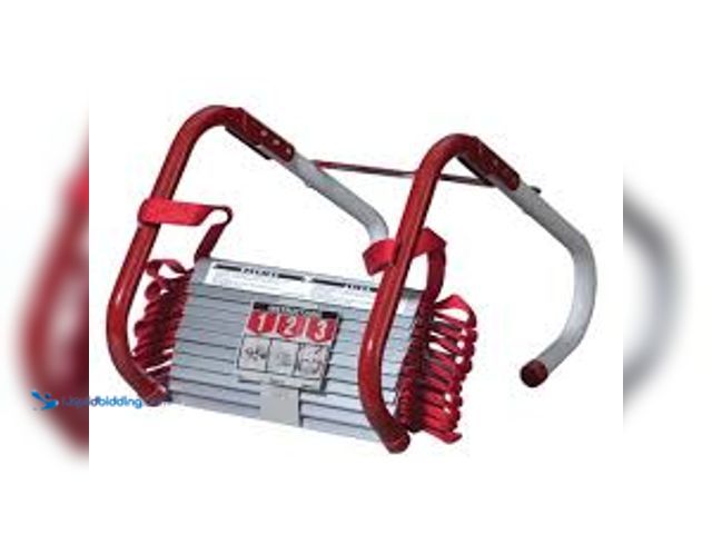 Lot 49-5415185 - Kidde Fire Escape Ladder, 3-Story, 25 ft. Long, 1,000 lb. Load Capacity. Model # 468094. Unused.
