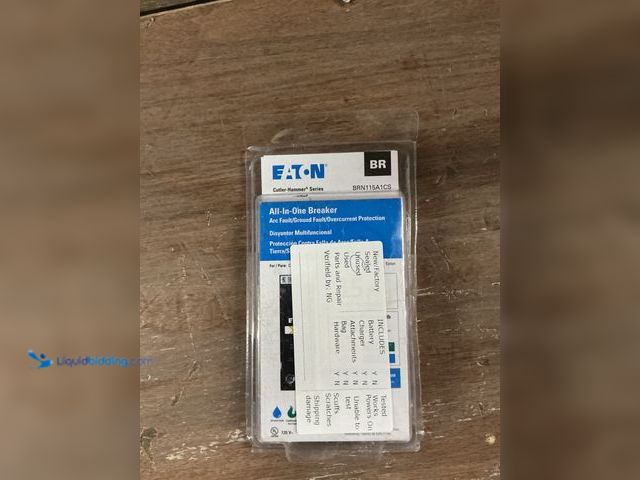 Lot 49-5487011 - Eaton
BR 15 Amp All in One AF/GF Breaker Unused