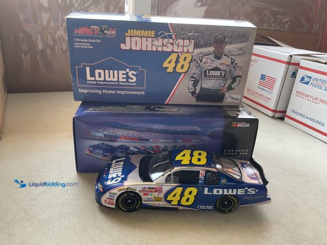 Lot 49-5467739 - Other ACTION RACING NASCAR #48 JIMMIE JOHNSON LOWE’S 2002 MONTE CARLO 1/24 SCALE DIECAST CAR IN BOX