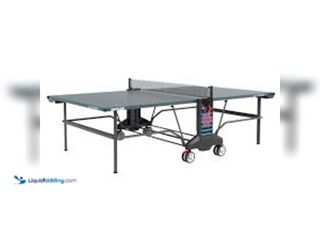 Lot 49-5437823 - KETTLER Ping Pong Table/ Table Tennis. Rackets included. Unused
