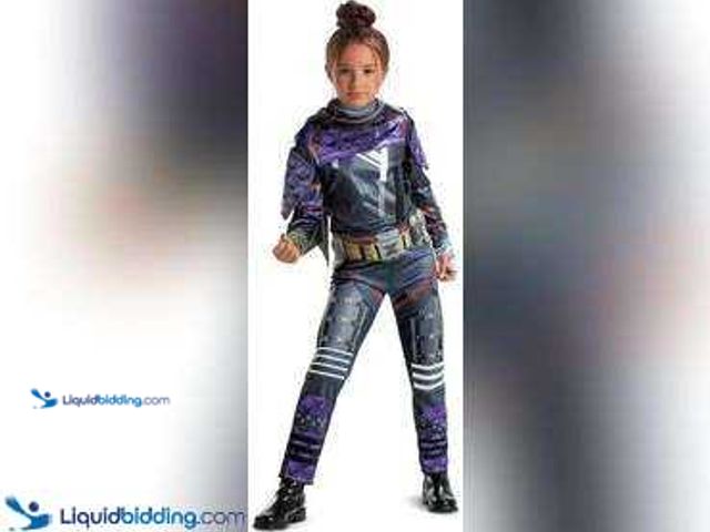 Lot 49-5436758 - Child Medium 7-8. Disguise Apex Legends Wraith Deluxe Child Costume. Unused.