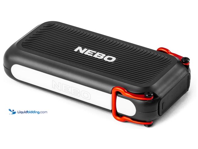 Lot 49-3433438 - NEBO Rambler 20K Hand-Held Power Bank | 74Wh Capacity, 2-Way Output Charging, USB & USB-C Ports, 4.5...