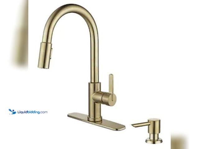 Lot 49-2025651 - Glacier Bay Paulina Single Handle Pull Down Sprayer Kitchen Faucet with TurboSpray, FastMount and So...