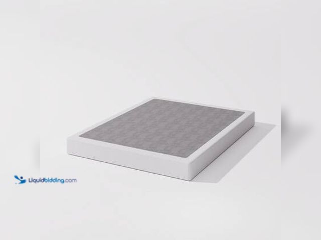 Lot 49-5572009 - Comasach 4 in. Queen Size Box Springs with Heavy Duty Metal Frame Mattress Foundation with Easy Clea...