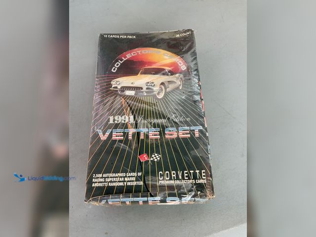Lot 49-1820868 - COLLECTIBLE FACTORY SEALED 1991 VETTE SET 36 PACK WAX PACK BOX AMAZING BOX FOR ANY COLLECTOR HAS A S...