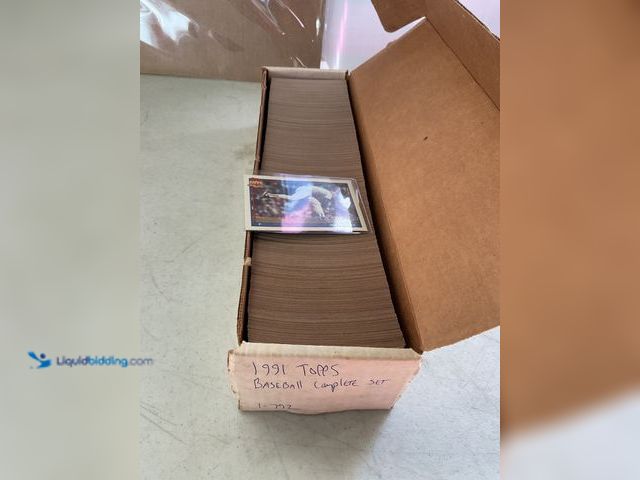 Lot 49-1810388 - COLLECTIBLE 1991 TOPPS BASEBALL COMPLETE 792 CARDS SET INCLUDING NOLAN RYAN