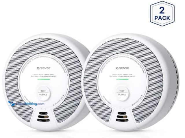 Lot 49-1623893 - X-SENSE 10-Year Battery Wireless Interconnected Smoke and CO Detector with Photoelectric Sensor and ...