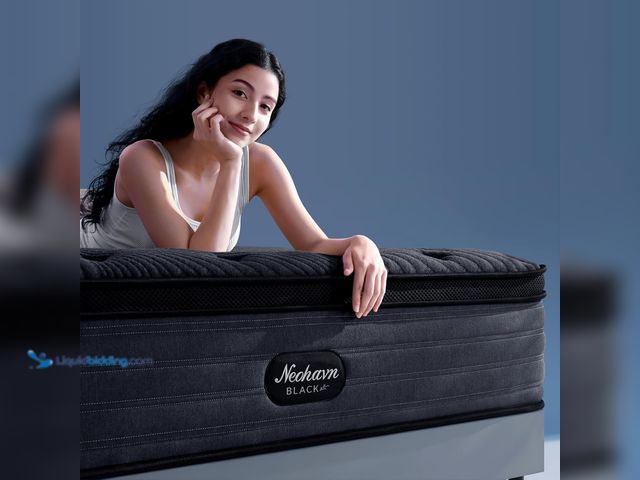 Lot 49-5469920 - Twin XL Mattress, 12 Inch Cooling Gel Memory Foam - Medium Firm Hybrid Mattress in a Box, Fiberglass...