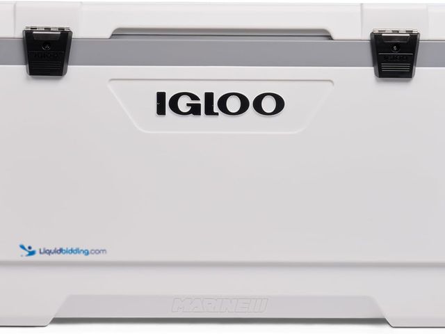 Lot 49-5552536 - Igloo Marine Cooler | Insulated Hard Shell Ice Chest |Great for Fishing, Camping, Boating, & More. B...