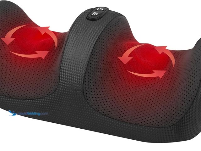 Lot 49-3528925 - Medcursor Shiatsu Foot Massager with Heat | Foot and Calf Massager with Massage Roller, Deep Massage...
