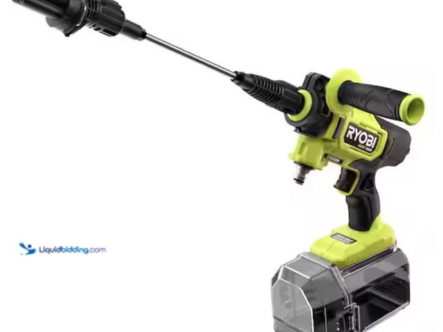 Lot 49-2005611 - RYOBI 40V HP Brushless EZClean 600 PSI 0.7 GPM Cold Water Electric Power Cleaner (Tool-Only), Model ...