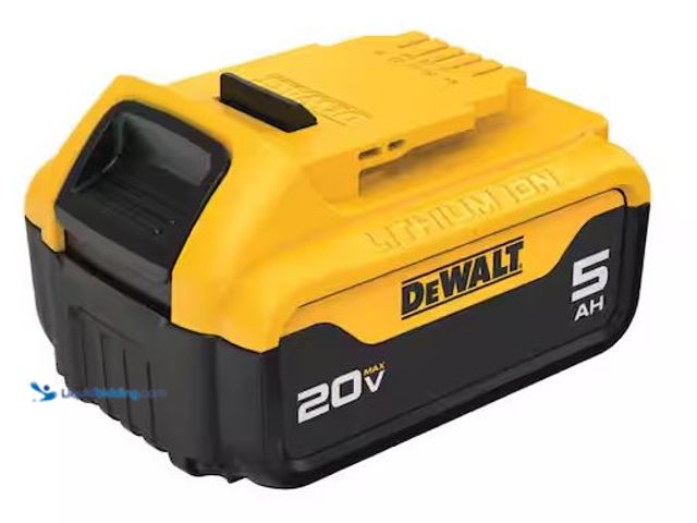 Lot 49-5478520 - DEWALT
20V MAX Premium Lithium-Ion 5.0Ah Battery Pack 
Internet # 205227130
Model # DCB205
Store...