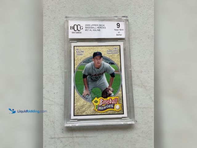 Lot 49-5341826 - WOW GRADED CARD! 2005 UPPER DECK BASEBALL HEROES #57 AL KALINE BCCG GRADED 9 NEAR MINT