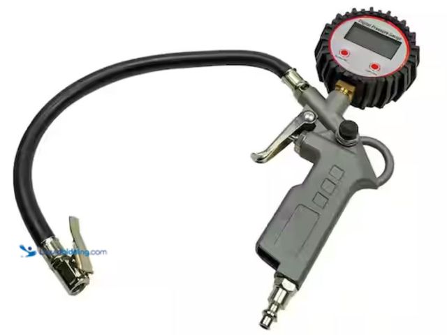 Lot 49-2005920 - Husky Digital Inflator Gauge, Model # 17889HOM, Used, Unable to test, Powers on, NOTE: Missing attac...