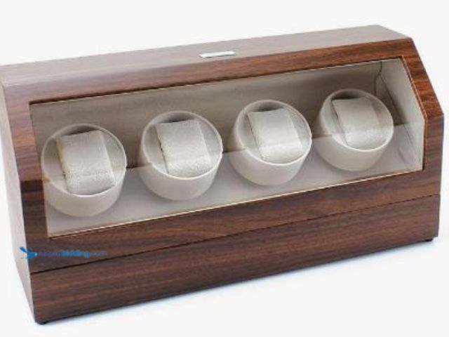 Lot 49-1517445 - Heiden Automatic Watch Winder Quad Watch Winders for Rolexs - Japanese Motor - Multiple Settings - Z...