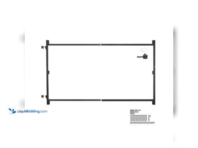 Lot 49-3614398 - VEVOR Gate Building Kit, Fits 60"-96" Wide Openings, 6ft to 7ft High Fence, Adjustable Gate Building...