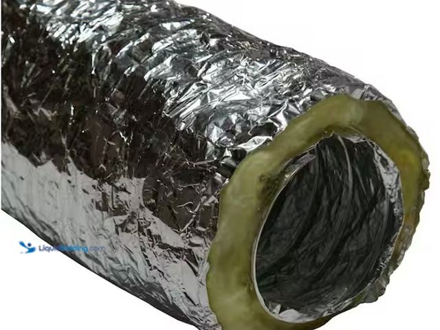 Lot 49-3639275 - Rubber-Cal HVAC 6 in. x 25 ft. Insulated-Flex Ducting Ventilation Duct Hose, Model: 01-194-6, Unused...