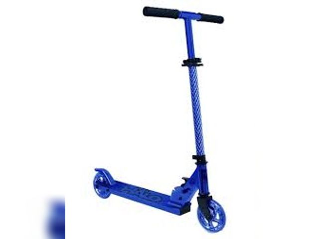 Lot 49-5546621 - HALO Rise Above Chrome Premium Inline Scooter - Chrome Blue - Designed for All Riders (Unisex) Model...