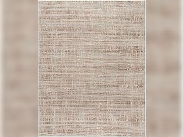 Lot 49-5437766 - Gertmenian Missha Marris Beige 5 ft. x 7 ft. Abstract High-Low Indoor Area Rug. [Model # 28327] Used