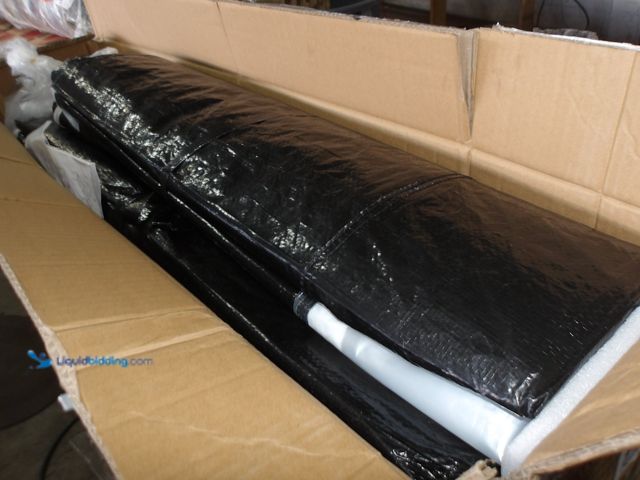 Lot 49-1517019 - Outdoor Party Tent, Windows on the Sides, Black, Unused   Ref#CRSRelist