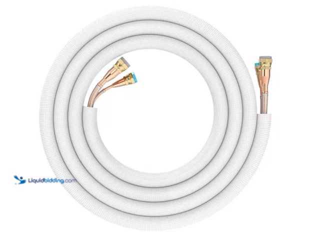 Lot 49-1622764 - MRCOOL 16 ft. Pre-Charged 1/4 in. x 3/8 in. No-Vac QuickConnect Line Set R454B for 5th Gen DIY Mini-...
