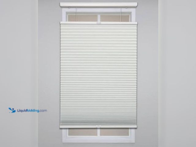 Lot 49-1625586 - Lot of (2) Perfect Lift Window Treatment Cream Cordless Top-Down Bottom-Up Blackout Polyester Cellul...