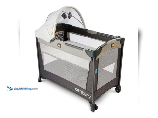 Lot 49-3514419 - Century Travel On LX 2-in-1 Compact Playard with Bassinet. [ASIN: B091MFST5P] Unused