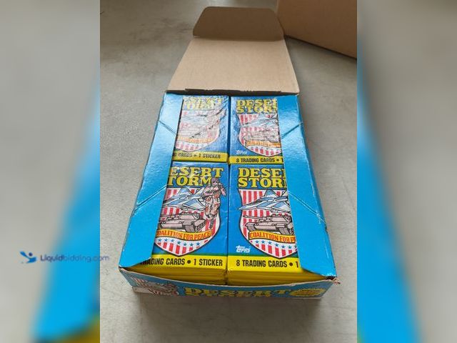 Lot 49-3609233 - Other 1991 TOPPS DESERT STORM WAX PACK BOX OF 36 PACKS ALL SEALED