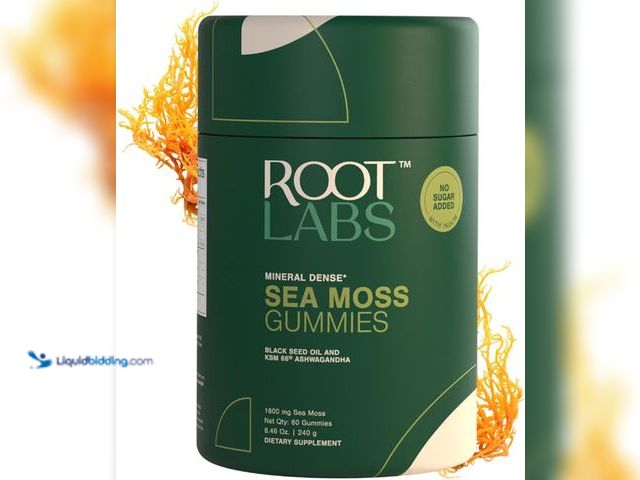 Lot 49-5413274 - Sea Moss Gummies I 92+ Minerals I Black Seed Oil I KSM 66 Ashwagandha I Lab Tested I No Added Sugar ...