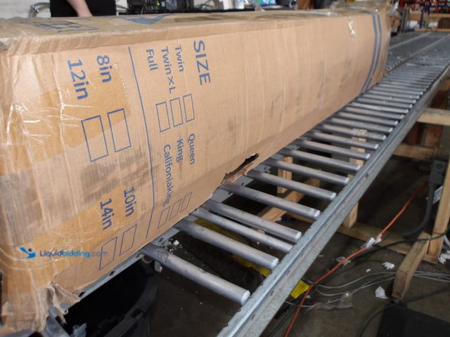 Lot 49-1513907 - King Size Mattress White and Black, Unused  Ref#4G-0723