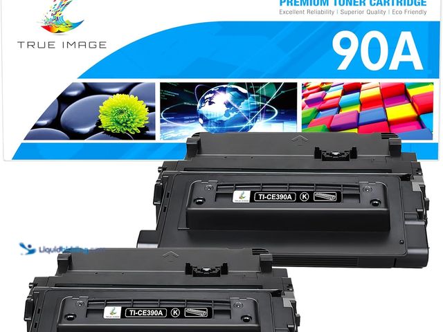 Lot 49-5437221 - CE390A 90A Black Toner Cartridge 2 Pack Compatible Replacement for HP 90A CE390A 90X CE390X for HP L...