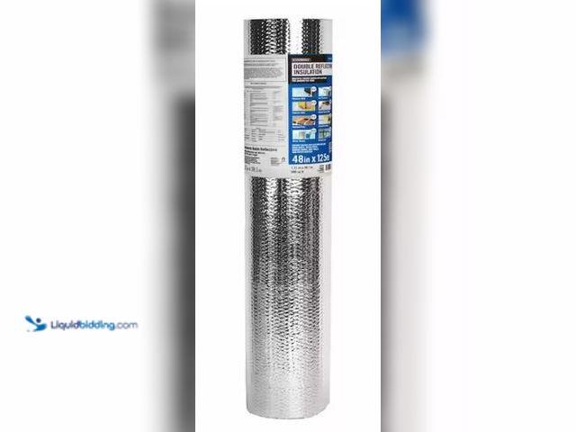 Lot 49-2020838 - Everbilt 48 in. x 125 ft. Double Reflective Insulation Radiant Barrier, Model # 48X125DBLRFL,. MSRP:...