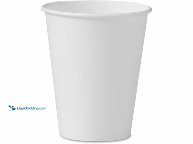 Lot 49-5556985 - Solo 378W-2050 8 oz White SSP Paper Hot Cup (Case of 1000). B0040ZOVHO. Unused
