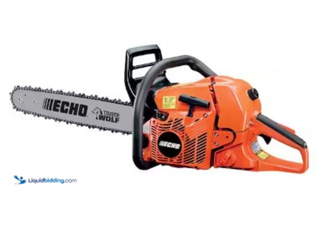 Lot 49-2022957 - ECHO 20 in. 59.8 cc Gas 2-Stroke Rear Handle Timber Wolf Chainsaw, Model # CS-590-20, MSRP $479, Unu...
