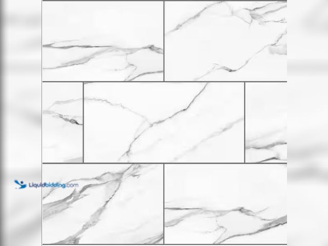 Lot 49-1632078 - APPROX. (247sq/ft) Mountain Brook Marble 22 MIL x 11.9 in. W x 23.8 in. L Click Lock Waterproof Viny...