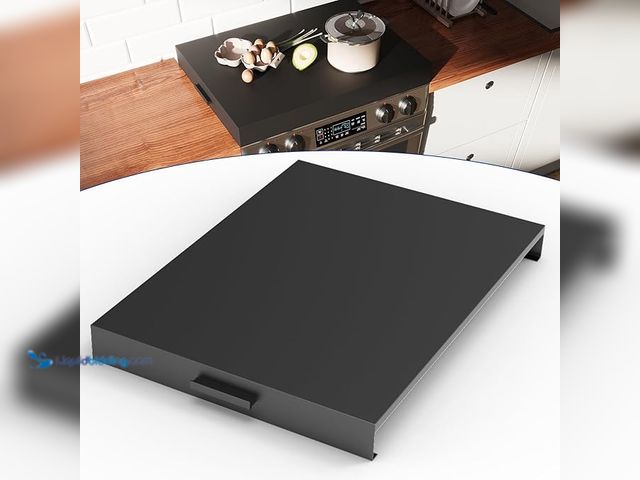 Lot 49-5433940 - Stove Top Cover with Handles, Heavy Duty Metal Noodle Board Cooktop Cover for Gas/Electric Stove Top...