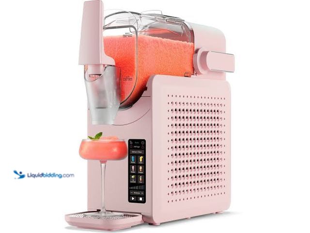Lot 49-5542837 - Iceman by Chefman Slush-Ease Slushy Maker with Touchscreen, Pink Used, needs cleaning