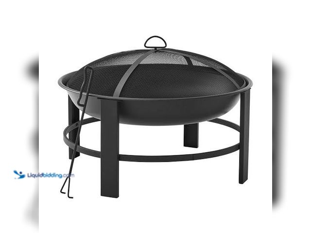 Lot 49-5542799 - Mainstays MSS436144273002 28" Round Wood Burning Fire Pit, Steel Frame Unused