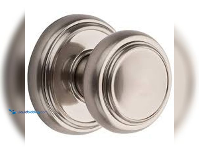 Lot 49-5458920 - Baldwin Prestige Alcott Satin Nickel Hall/Closet Door Knob, Model# 352ATK RDB 15 CP 6AL RCS, New