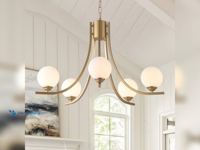 Lot 49-5437812 - Gold Farmhouse Chandelier Modern Sputnik Chandelier for Dining Room Mid Century Chandelier Dining Ro...