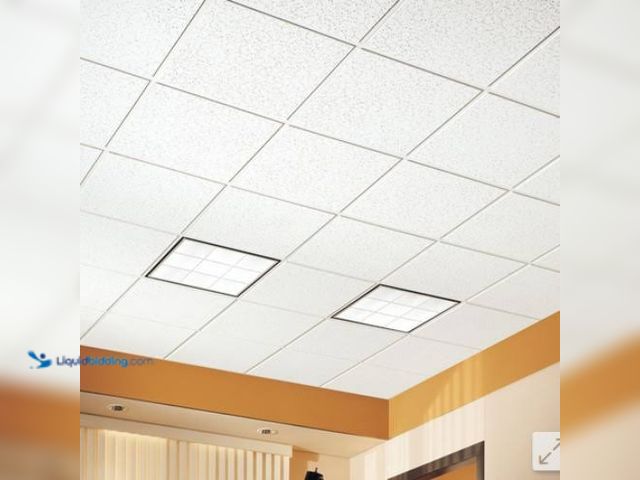 Lot 49-5542661 - Eco-Friendly Climate Smart PVC Celing Tiles. Unused
