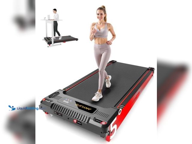 Lot 49-1549149 - Walking Pad Treadmill, Anylife Incline Walking Pads Under Desk 330lb Capacity, 2.5HP Portable Treadm...