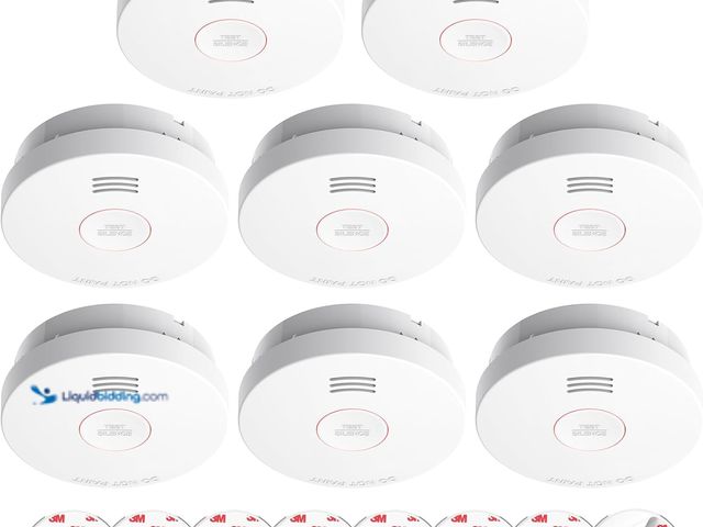 Lot 49-5424770 - SITERLINK Smoke Detectors 10 Year Battery Operated,UL217-9th Listed Smoke Alarm with Test-Silence Bu...