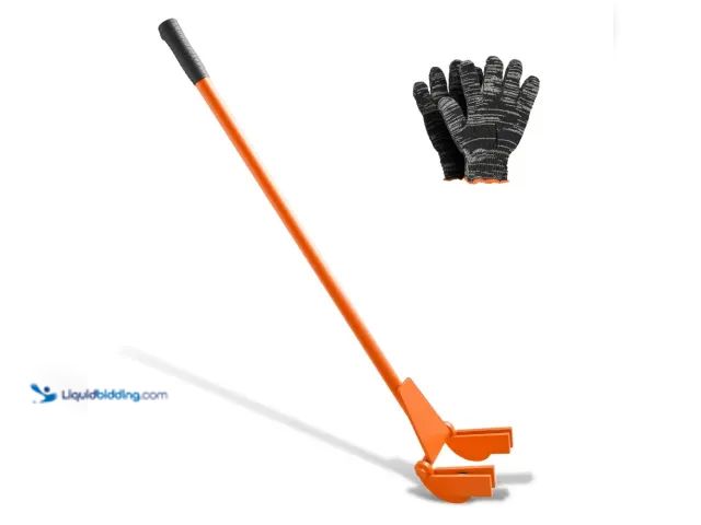 Lot 49-1630721 - VEVOR Pallet Buster Tool, 40 Inch Carbon Steel Handle Wrecking Pry Bar, 2000-Lb Weight Capacity, Hea...