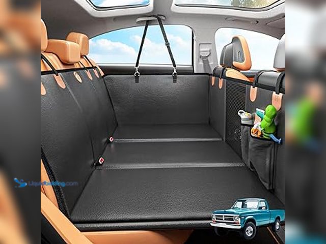 Lot 49-5448575 - Back Seat Extender for Dogs, Hard Bottom Dog Car Seat Cover for Truck Back Seat, Dog Hammock for Car...