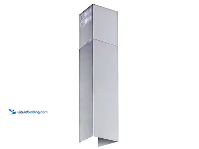 Lot 49-1569316 - Vissani Stainless Steel Chimney Extension (up to 11 ft. Ceiling) for Pyramid Kitchen Wall Mount Rang...